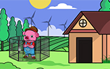 Cute Pig Man Escape