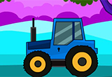 Find The Blue Tractor Key